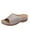 Pink, variant on 2025 Clearance! 50% Off Clear! asdoklhq Slippers for Women Summer,Summer Ladies Wedge Heel Slippers Sandals Casual Thick Bottom Carved Women's Shoes