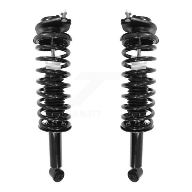 Transit Auto Rear Complete Suspension Shocks Strut and Coil Spring Mount Assemblies Pair for Car 2009-2013 Subaru Forester Excludes Turbocharged - Left Right Side (Driver Passenger) K78A-100387