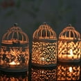 thumbnail image 3 of Grandest Birch Antique Moroccan Style Lantern Hollow Candle Holder Stand Wedding Romantic Decor Flower Hollow Hanging Decoration M, 3 of 8