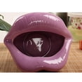 thumbnail image 3 of Cenicero europeo con bonitos labios morados, personalidad creativa, cerámica, color morado ER, 3 of 3