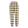 thumbnail image 6 of Lopecy-Sta ​Kids Checkered Jogger Pants with Elastic Waistband & Functional Side Pockets - Adjustable Ankle Cuffs Comfort Fit for Boys Girls 2-10 Years, 6 of 6