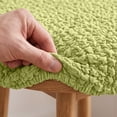 thumbnail image 4 of Round Bar Stool Covers, Waterproof PU Barstool Seat Covers Stretch Barstool Slipcovers Bar Chair Covers with Non Slip Bottom for 14-19 Inch, 4 of 6