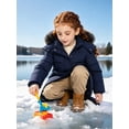 thumbnail image 6 of ZSHOW Girl's Recycled Winter Jacket Insulated Winter Coat Windproof Puffer Jacket Navy 8, 6 of 10