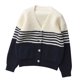 thumbnail image 2 of Cowsor Unisex Boys Girls Cardigans Sweater V-Neck Long Sleeve School Uniforms Button Knit Tops, 2 of 7