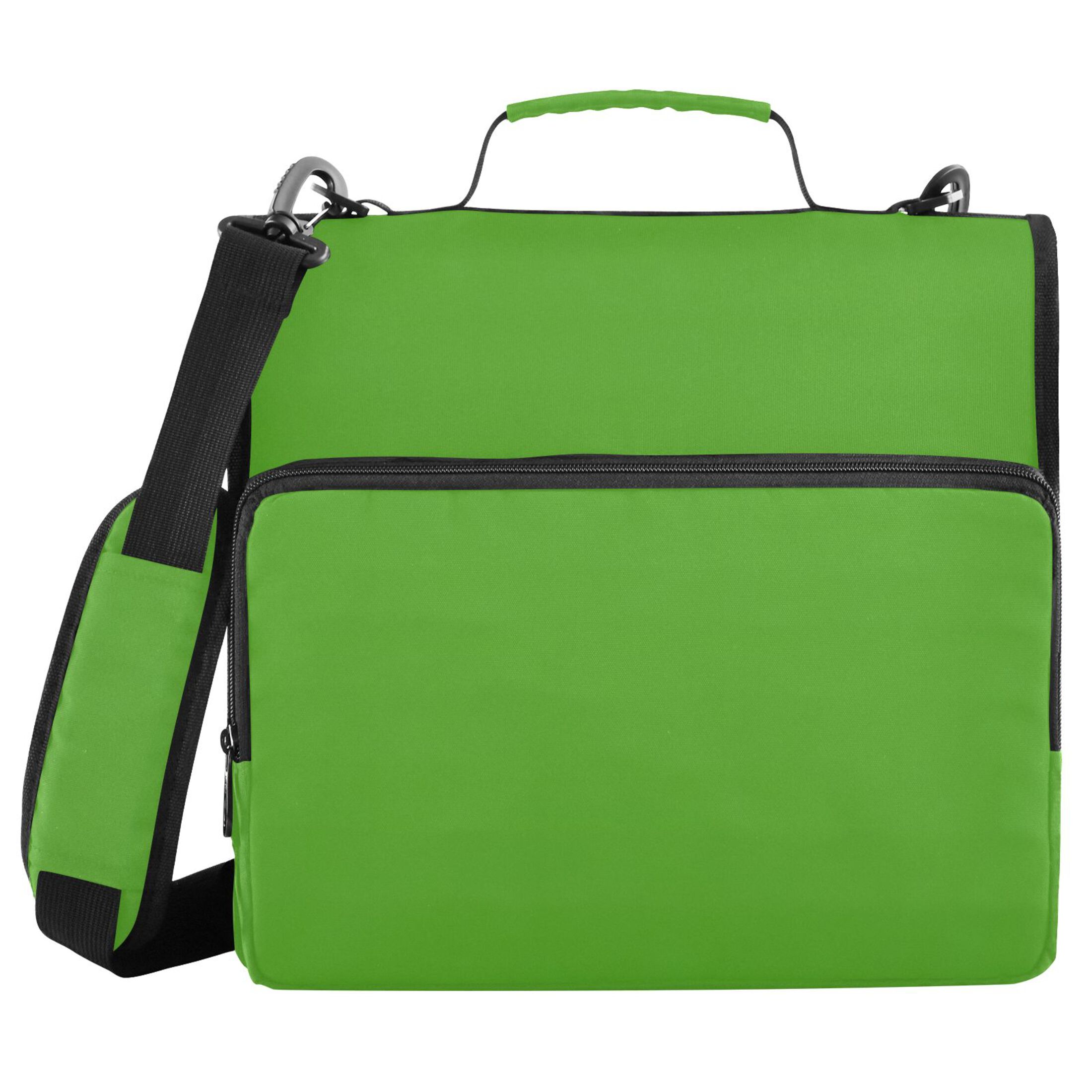ALAZA Zipper Binder Grass Green Background 3 Ring Trapper Keeper File Folder Organizer Bag
