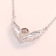 thumbnail image 3 of Collar para mujer, Joyas para mujer, Joyas para mujer Nuevo 100 Idiomas Yo Tú Regalo de San Valentín Collar de proyección de memoria Cadena de clavícula, 3 of 5