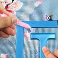thumbnail image 6 of Diamond Art Alignment Ruler, Accessories for Round and Square Diamonds, Canvas Alignment Tool, Diamond-setting Assistant for Beginners, Blue, 6 of 9