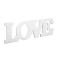 thumbnail image 3 of M Buder Wood Love Sign White One Piece Design Exquisite Beautiful Wooden Letters Decoration Ornament for Wedding Party 18.9 inches / 48 cm Freestanding Tabletop Home Decor Plaque, 3 of 9