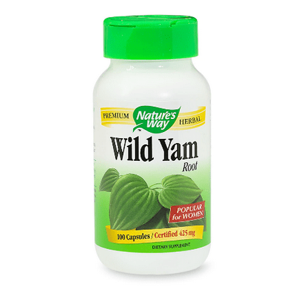 Natures Way Wild Yam Root 425 mg Capsules 100.0ea