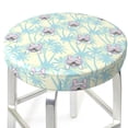 thumbnail image 3 of Balery French Bulldog 3 Round Bar Stool Seat Covers Velvet Fabric Adjustable Protects from Scratches and Stains for 14-17 Inch Chair- 14 inch, 3 of 7