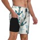 thumbnail image 2 of Fotbe Anchors And Shells Traje de Baño para Hombre – Shorts de Natación de Secado Rápido con Forro y Bolsillos-3X-Large, 2 of 6