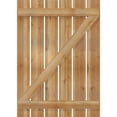 thumbnail image 5 of 34 3/4"W x 49"H TimberCraft Six 5 3/8" Boards Spaced Board-n-Batten Shutters w/Z-Bar, Rough Sawn Western Red Cedar (Per Pair), 5 of 13