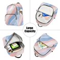 thumbnail image 5 of FORMRS Mini Backpack Purse for Women Quilted Travel Daypack Casual Shoulder Bag, Abstract Blue, 5 of 7