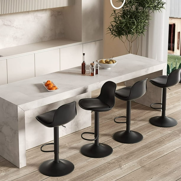 GEDUBIUBOO Stools Set of 2 Morden Height Counter Stools with