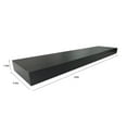 thumbnail image 4 of Mainstays Black 23" Wood Floating Shelf, 4 of 7