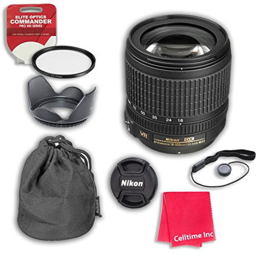 Nikon Af S Dx Nikkor 18 105mm F 3 5 5 6g Ed Vr Lens With 67mm