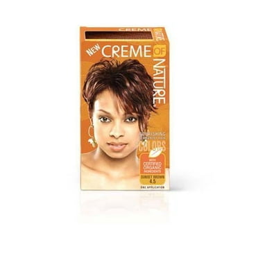 Creme of Nature Nourishing Permanent Hair Color: 4.5 Sunset Brown