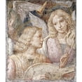 thumbnail image 2 of Luini, Bernardino 15x17 White Modern Wood Framed Museum Art Print Titled - Music Making Angels - a Fragment, 2 of 4