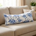 thumbnail image 5 of Soft Farmhouse Square Throw Pillow Cover Hidden Zipper Machine Washable Decor Slipcover For Couch Sofa Bed Home Decor, 5 of 5