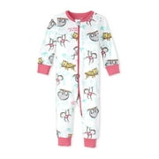 The Children's Place Baby & Toddler Girls 1-Piece Snug Fit Cotton Footless Pajamas