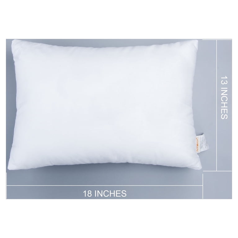 NT Bay Toddler Pillows, 2 Pack Cotton Soft, 13" x 18" photo 8