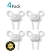 Safety 1st OutSmart Flex Lock with Decoy Button 4pk, White