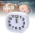 thumbnail image 6 of BOOBEAUTY Silent Alarm Clocks Bedside Non Ticking Battery Powered Table Clocks Luminous Large Display Snooze Light Function for Bedroom Office, 6 of 7