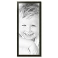 thumbnail image 2 of ArtToFrames 20" x 49" Honors Black with Gold Picture Frame, 20x49 inch Black Wood Poster Frame (WOM-5158), 2 of 7