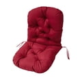 thumbnail image 3 of Cojín para silla mecedora, cojín para silla de jardín al aire libre, cómoda sala de estar interior, cojín para Patio , cojín para asiento rojo, 3 of 8
