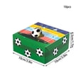 thumbnail image 3 of Diceymbol 10Pcs Soccer Party Favors Treat Boxes Birthday Party Decorations Boxes Soccer Fan Gifts 4In Square Candy Boxes for Game Day Party Treat Use, 3 of 6
