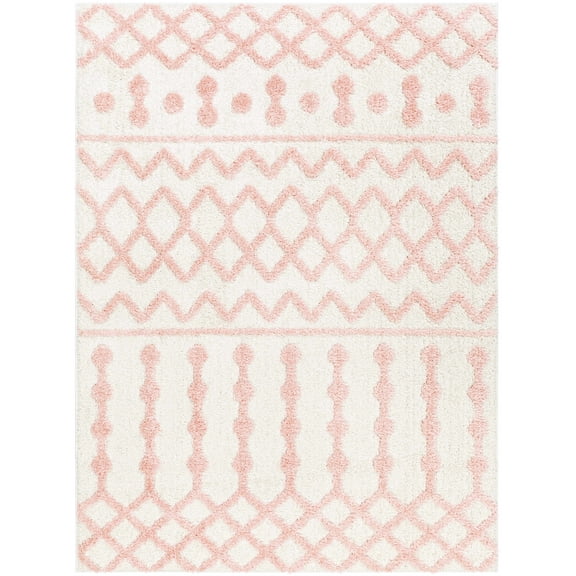 BoutiqueRugs Darva Contemporary Area Rug - Pink - 2' x 3'