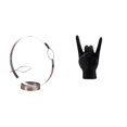 thumbnail image 1 of Portabotellas De Hierro Para Vino, Organizador De Metal Con Estatua De Gesto De Mano De Roca, Escultura Creativa De Dedo Para Apartamento, Dormitorio, Restaurante, Decoración, Soporte De, 1 of 8