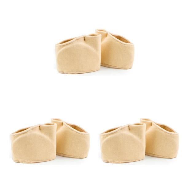 Qarigey 1 par de almohadillas de cojín de silicona de fibra para el antepié, inserto de tacones altos, transpirable, absorción del sudor, Type1 NO1
