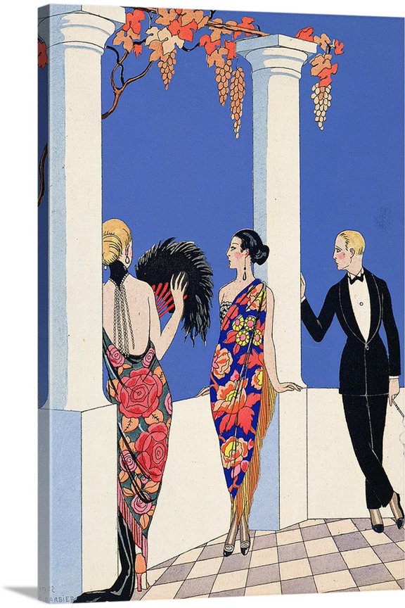 | "The Taste of Shawls, 1922" Canvas Wall Art - 20x30