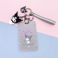 thumbnail image 1 of Kawaii Sanrio Cinnamoroll My Melody Anime Keychain Pendant Purin Dog Cat Cute Card Holder Plastic Lanyard Card Holders for Girl, 1 of 4