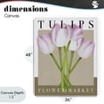 thumbnail image 4 of Stupell Industries Contemporary Tulips Flower Market Canvas Art, 36 x 48, by Jennifer Stith, 4 of 8