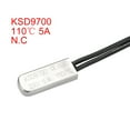 thumbnail image 2 of Interruptor de control de temperatura bimetálico Uxcell KSD9700 110鈩 N.C 5A 2 unidades, 2 of 5
