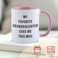thumbnail image 6 of KAAYEE Funny Grandparent Coffee Mug,Unique Birthday Grandparents Day Christmas Gifts for Grandma Grandpa From Granddaughter -11oz Novelty Tea Cup,Pink, 6 of 7