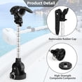 thumbnail image 2 of Trolling Motor Stabilizer Mount for Minn Kota Terrova, Riptide Terrova – Adjustable 180° Tilt, Aluminium Alloy & Composite Construction, Quick Tool-Free Setup for Fishing Boats, Kayaks, 2 of 6