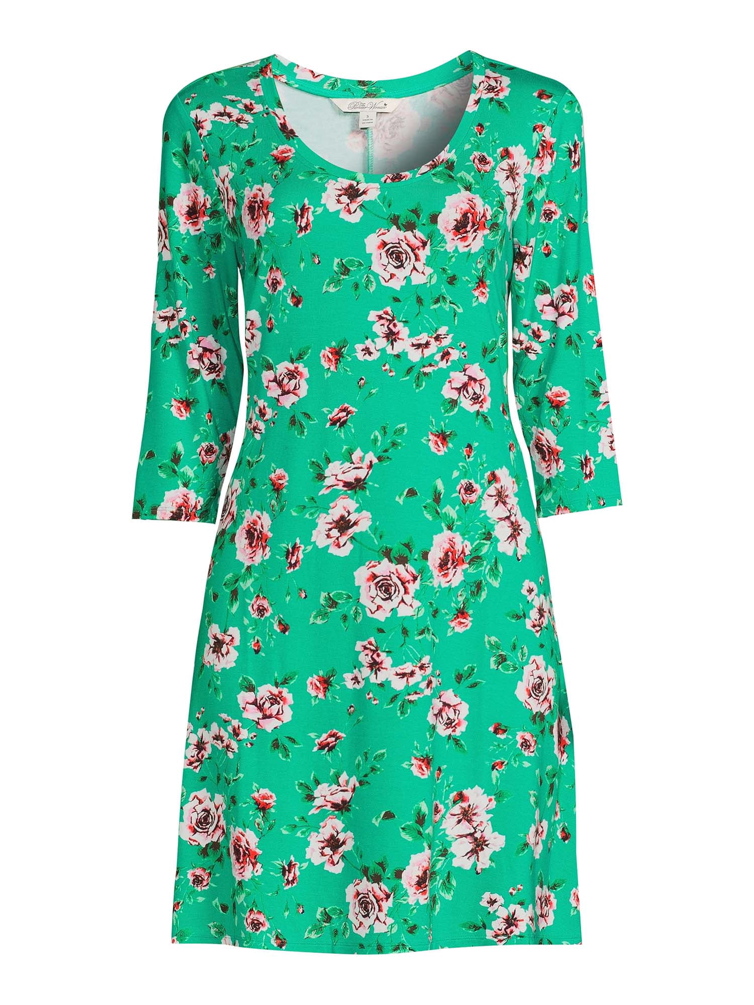 The Pioneer Woman 3/4 Sleeve Knit Dress, Women's