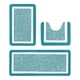 thumbnail image 2 of Juego de 3 Alfombras de Baño Extragrandes con Alfombrilla de Ducha En Forma de U | Alfombras de Baño de Microfibra Absorbentes, Antideslizantes y de Terciopelo Afelpado | Lavables a Máquina | Baño, S, 2 of 6