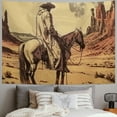 thumbnail image 2 of Orinice Horse Tapestry Wall Hanging Unique Style Graphic Tapestries for Home Decor - Living Room Bedroom Apartment Farmhouse Dorm Decoration 40x60inch, 2 of 6