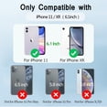 thumbnail image 2 of Funda con batería QTshine de 7500 mAh para iPhone 11/XR de 6,1" color morado, 2 of 7