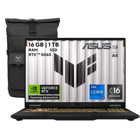 Laptop Asus TUF FX608JMR-RV069W NVIDIA GeForce RTX 5060 Ci7 16GB 1TB