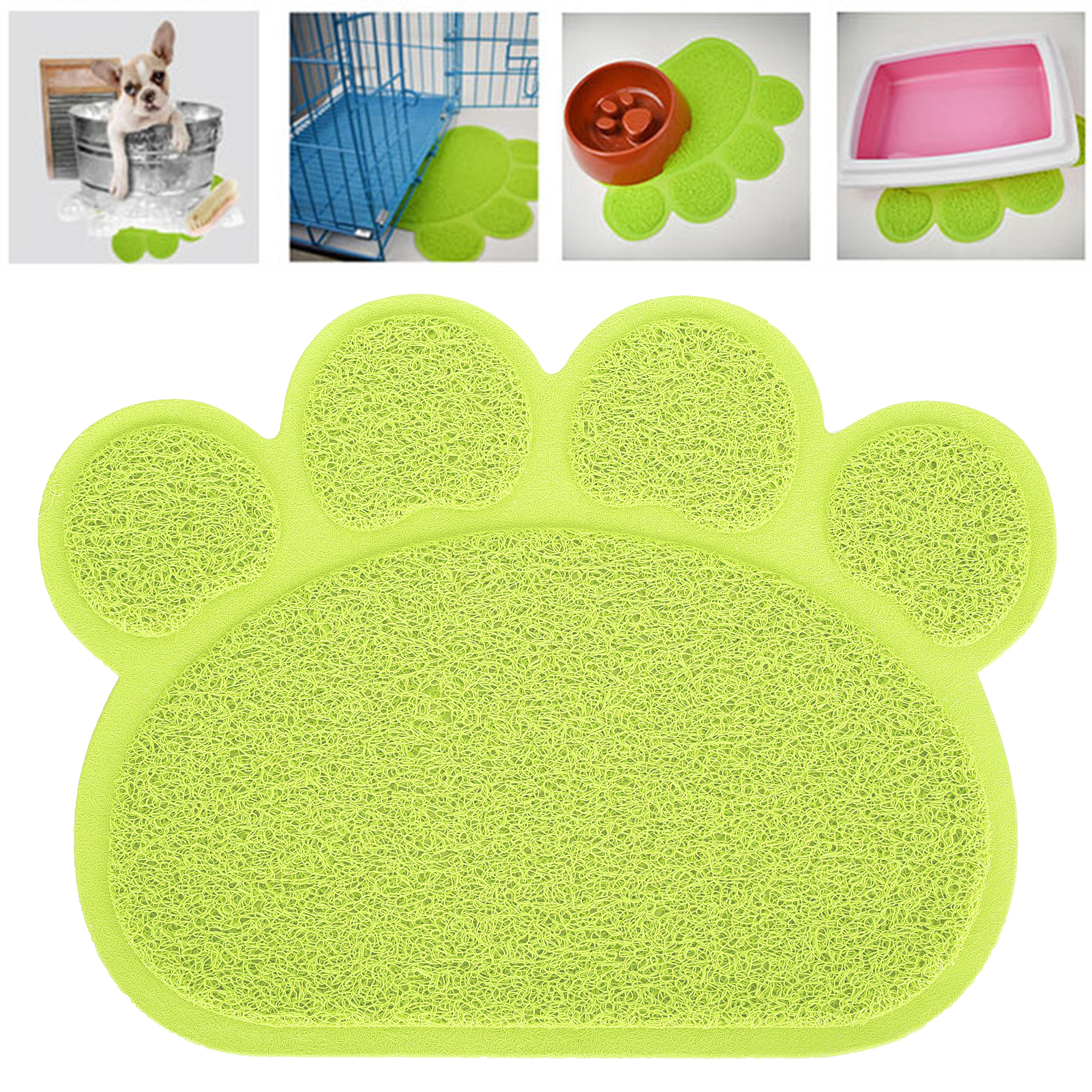 Chewy Dog Bowl Bowls， With Placemat Puppy Cat Feeder Non-slip