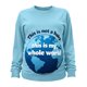 thumbnail image 4 of RKSTN Funny Maternity Sweatshirt for Women Plus Size Crewneck Pregnancy Graphic Print Sweatshirt Womens Casual Oversized Round Neck This is Not a Baby, This is My Whole World Print Sweatshirt, 4 of 7
