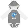 thumbnail image 3 of Inktastic Little Bro Football Brother Boys Long Sleeve Baby Bodysuit, 3 of 5