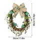 thumbnail image 3 of Corona de plástico con lazo de trébol de cuatro hojas para el Día de San Patricio, 3 of 7