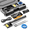 Gray, variant on Mini Cordless Soldering Iron Kit, USB Rechargeable Portable Cordless Soldering Iron, Digital adjustable display screen, Heating Core, Soldering Iron Cord, Rosin, Soldering Iron Stand, Storage Case