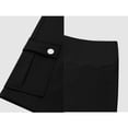 thumbnail image 5 of Women's High Waist Cargo Biker Shorts with Pockets Scrunch Butt Workout Shorts, 5 of 6